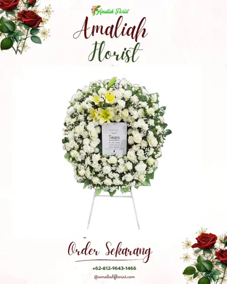 Krans Bunga Duka Prawatan